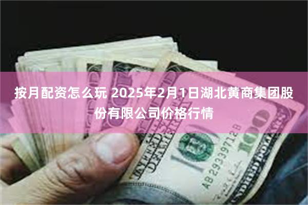 按月配资怎么玩 2025年2月1日湖北黄商集团股份有限公司价格行情